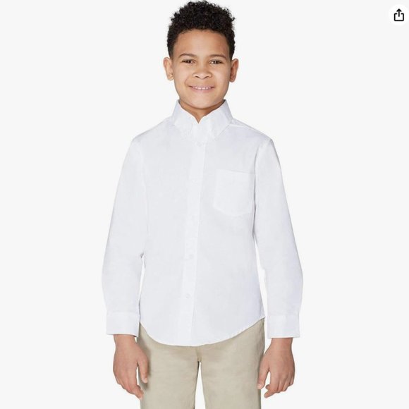 Camisa de vestir de manga larga con botones para niño - Picture 1 of 2